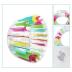 MorTime Inflatable Roller Float, 40'' Colorful Water Wheel, Swimming Pool Roller Toy for Kids and Adults Outdoors