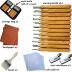 Wood Whittling Kit Wood Carving Knife Set for Adults and Kids Beginners, Wood Carving Kit Set Hand Carving Tool Set for Widdling Kit 21Pcs Fycooler DIY Wood Carving Tools Woodworking