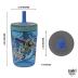 Zak Designs Kelso 15 oz Tumbler Set (Toy Story 4 - Woody & Buzz 2pc Set) Toddlers Cup Non-BPA Leak-Proof Screw-On Lid with Straw Made of Durable Plastic and Silicone, Perfect Baby Bundle for Kids