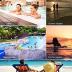 American Trends Printed One Piece Swimsuit for Women CrissCross Back Slimming Bathing Suit Modest Athletic Swimming suit