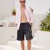 Mens Swim Trunks Quick Dry Board Shorts with Mesh Lining, Breathable Fit Hawaii Beach Shorts Swimwear Bathing Suits