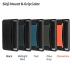 Sinjimoru Detachable Phone Wallet, Phone Card Holder as Phone Stand & iPhone Grip for Wireless Charging, Not for MagSafe. Sinji Mount B-Grip Midnight Blue