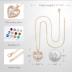 CDE Forever Love Heart Necklaces for Women, Wedding Anniversary, Birthday Gift for Wife, S925 Silver Jewelry with Birthstone Pendant, Ideal Chrismas Valentine's or Mothers Day Gifts for Her