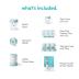 NutriBullet NBY-50100 Baby Complete Food-Making System, 32-Oz, White, Blue, Clear