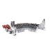 CARTMAN 205 Piece Ratchet Wrench Tool Set,1/4" & 3/8" & 1/2" Drive with SAE/Metric Sockets Kit in Plastic Toolbox
