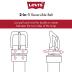 Levi's Men's Reversible Casual Jeans Belt, Brown/Black 1, X-Large (42-44)