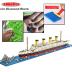 Titanic Ship Model Building Block Set, 3D Puzzle Sets DIY Educational Toys, Bricks Toy-with 1860Pcs Micro Mini Blocks, Ideal Gift for Kids & Adults