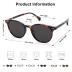 SOJOS Small Round Classic Polarized Sunglasses for Women Men Vintage Style UV400 Lens SJ2113