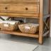 StorageWorks Hand-Woven Jumbo Storage Baskets with Wooden Handles, Water Hyacinth Wicker Baskets for Organizing, 2 Pack