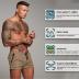 Mens Swim Trunks Quick Dry Swimwear Zipper Pockets, Swim Shorts with Mesh Lining