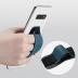 Sinjimoru Silicone Mobile Phone Grip with Stand, Cell Phone Stand for Desk & Secure iPhone Holder Strap for All Smartphone. Sinji Grip Silicone Black