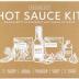 Deluxe Hot Sauce Making Kit, 3 Varieties of Chili Peppers, Gourmet Spice Blend, 3 Bottles, 16 Fun Labels, Make your own sauce, Fun DIY Gift For Dad, Brother, Uncle. (Deluxe Kit)