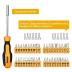 DEKOPRO 192 Piece Mechanics Tool Set Socket Wrench Set, Plastic Storage Case with Auto Repair Hand Tool Kit Wrench Tool Box Set