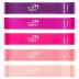 Fit Simplify Resistance Loop Exercise Bands with Instruction Guide and Carry Bag, Set of 5