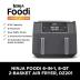 Ninja DZ201 Foodi 8 Quart 6-in-1 DualZone 2-Basket Air Fryer with 2 Independent Frying Baskets, Match Cook & Smart Finish to Roast, Broil, Dehydrate & More for Quick, Easy Meals, Grey