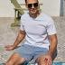 SILKWORLD Mens Swimming Trunks 5 Inch Inseam Swim Shorts Summer Bathing Suit Swimwear Beachwear with Pockets