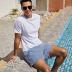 SILKWORLD Mens Swimming Trunks 5 Inch Inseam Swim Shorts Summer Bathing Suit Swimwear Beachwear with Pockets