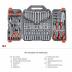 Crescent 180 Piece Professional Tool Set in Tool Storage Case - CTK180
