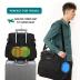 Modoker Dog Travel Bag Dog Travel Kit for a Weekend Away Set Includes Pet Travel Bag Organizer for Accessories, 2 Collapsible Dog Bowls, 2 Travel Dog Food Container (Black)
