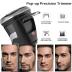 MAX-T Men Electric Razor, Rechargeable Wet & Dry Rotary Electric Shaver for Men (Black)