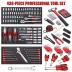 438-Piece Mechanics Tool Set with 3-Drawer Heavy Duty Metal Box Repair Tool Kit