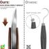 Wood Carving Tools, 10 in 1 Wood Carving Kit with Carving Hook Knife, Wood Whittling Knife, Chip Carving Knife, Gloves, Carving Knife Sharpener for Beginners Woodworking kit