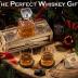 Whiskey Stones Gift Set for Men | Whiskey Decanter with Glasses Set and Wood Stand, 6 Granite Whiskey Chilling Stones and 10oz Whiskey Glasses | Whiskey Decanter Set for Men, Dad, Husband, Boyfriend