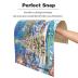 Becko US Puzzles 1000 Piece for Adults and Kids, Wooden Jigsaw Puzzles 1000 Pieces, Christmas and Holiday (Snow Scene)