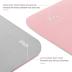 Non Slip, Pilates Fitness Mats, Eco Friendly, Anti-Tear 1/4" Thick Yoga Mats for Women, Exercise Mats for Home Workout with Carrying Sling (72"x24", Parfait Pink & Gray)