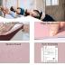 Non Slip, Pilates Fitness Mats, Eco Friendly, Anti-Tear 1/4" Thick Yoga Mats for Women, Exercise Mats for Home Workout with Carrying Sling (72"x24", Parfait Pink & Gray)