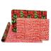 American Greetings 120 sq. ft. Vintage Christmas Wrapping Paper Bundle, Gingerbread, Ornaments, Peppermints (3 Extra Wide Rolls 40 in. x 12 ft.)