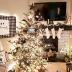 Fesciory 4 Pack Christmas Stockings 18 Inches Large Size Cable Knitted Stocking Gifts & Decorations for Family Holiday Xmas Party, Ivory White