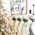 Fesciory 4 Pack Christmas Stockings 18 Inches Large Size Cable Knitted Stocking Gifts & Decorations for Family Holiday Xmas Party, Ivory White