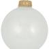 Glass Christmas Tree Ornaments - 67mm / 2.63" [8 Pieces] Designer Balls from Christmas By Krebs Seamless Hanging Holiday Decor (Shiny Porcelain White)
