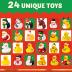 JOYIN Christmas 24 Days Advent Calendar 2024 Ducks, 24 Rubber Ducks for Boys Girls Toddlers Kids,Christmas Party Favor Gifts, Halloween Rubber Ducky Bath Toys, Kids Xmas Fun Ducks,Christmas Countdown