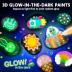 JOYIN 12 Rock Painting Kit- Glow in The Dark Rock Kit, Arts and Crafts for Kids Ages 6-12, Art Supplies, Kids Craft Paint Kits, Arts & Crafts Toy for Boys Girls Birthday Party Gift