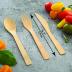 2ZEBRAZ 100% Bamboo Cutlery Set of 100 pc - 50 Forks, 25 Knives, 25 Spoons, Smooth Reusable Bamboo Silverware, Compostable and Durable Disposable Utensils, Eco-Friendly Flatware in Premium Box