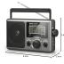 Greadio Portable Shortwave Radio with Best Reception,AM FM Transistor,LCD Display,Time Setting,Battery Operated by 4 D Cell Batteries or AC Power,Big Speaker,Earphone Jack for Gift,Elder,Home