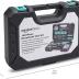 Amazon Basics Household Tool Kit With Storage Case, 142 Piece, Turquoise, 13.39 x 9.25 x 2.95 inch
