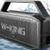 W-KING Bluetooth Speaker- 100W Peak 60W RMS Deep Bass, IPX6 Portable Waterproof Loud Bluetooth Speakers Wireless with Subwoofer, 40H/Power Bank/TF/AUX/EQ, Party Boombox Outdoor Large Bluetooth Speaker