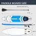 ADVENOR Paddle Board 11'x33 x6 Extra Wide Inflatable Stand Up Paddle Board with Adjustable Paddle,Backpack,Waterproof Bag,Leash,and Hand Pump,Repair Kit