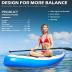 ADVENOR Paddle Board 11'x33 x6 Extra Wide Inflatable Stand Up Paddle Board with Adjustable Paddle,Backpack,Waterproof Bag,Leash,and Hand Pump,Repair Kit