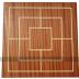 Nine Men's Morris Game - Dual Side Wooden Board with Wooden Pieces