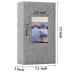 Vienrose Linen Photo Album 300 Pockets for 4x6 Photos Fabric Cover Photo Books Slip-in Picture Albums Wedding Baby Grey