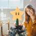 Tree Topper Mario Super Star Gen 2 Plug in Light Up Christmas