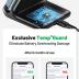 INIU Wireless Charger, 15W Fast Qi-Certified Wireless Charging Station with Sleep-Friendly Adaptive Light Compatible with iPhone 16 15 14 13 Pro XS 8 Plus Samsung Galaxy S23 S22 S21 Note 20 Google etc
