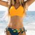 CUPSHE Women's Bikini Swimsuit Front Cross Lace Up Two Piece Bathing Suit