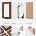 SONGMICS 4x6 Collage Picture Frames, 12-Pack Picture Frames Collage for Wall Decor, Photo Collage Frame, Multi Picture Frame Set with Glass Front, Assembly Required, Rustic Brown