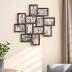 SONGMICS 4x6 Collage Picture Frames, 12-Pack Picture Frames Collage for Wall Decor, Photo Collage Frame, Multi Picture Frame Set with Glass Front, Assembly Required, Rustic Brown