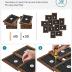 SONGMICS 4x6 Collage Picture Frames, 12-Pack Picture Frames Collage for Wall Decor, Photo Collage Frame, Multi Picture Frame Set with Glass Front, Assembly Required, Rustic Brown